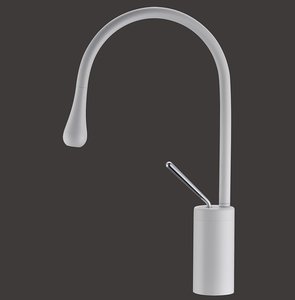 Arino JFL-2302-W Hiện Đại Sensorless Touchless Nóng/Lạnh Brass Sàn Núi Duy Nhất Xử Lý Lưu Vực Vòi Nước Gốm Van Lõi Chải - Product Image 1