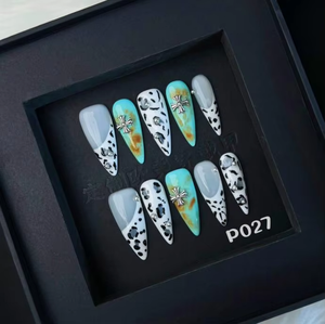 Appuyez sur les ongles <span class=keywords><strong>grossiste</strong></span> 100% ongles en acrylique faits à la main prix usine - Product Image 6