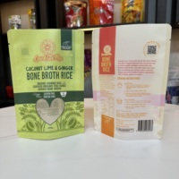 Sacs thermoscellables personnalisés en usine pour bonbons, biscuits, chocolat, pop-corn, emballages alimentaires, sacs en plastique avec fenêtre transparente