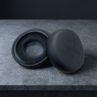 Coussinets d'oreille de remplacement en cuir protéiné pour Jabra Evolve2 30 SE UC MS, coussinets anti-bruit en éponge douce pour casque audio