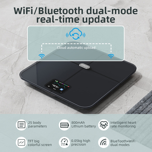 मुक्त ओम डिजिटल बॉडी फैट स्केल यूएसबी रिचार्जेबल वायरलेस डिजिटल वजन स्केल टैफ्ट डिजिटल मानव वजन स्केल बाथरूम प्रकार - Product Image 4