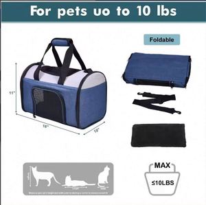 Muestra Gratuita de Transportadora para Mascotas, Aprobada por Aerolíneas, de Lados Blandos, para Cachorros Medianos y Gatos, Bolsa de Viaje Portátil para Mascotas - Product Image 5