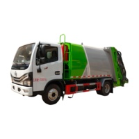 Camion à ordures à compression Dongfeng 6-8m3 4x2 pour une conduite fluide, véhicule spécial d'assainissement et de nettoyage des zones périurbaines