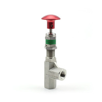 Soupape de sécurité pour compresseur d'air en acier inoxydable Hikelok, 1/8" à 3/4"