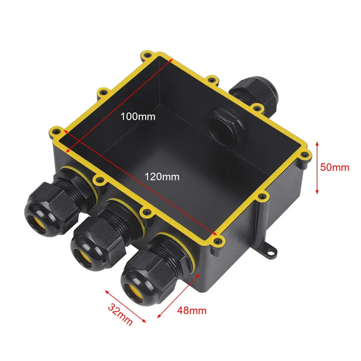 Greenway 1 In 3 Uit 24A 450VAC IP68 Outdoor Waterdichte Aansluitdoos Ip68 Connection Box Outdoor Elektronische Doos