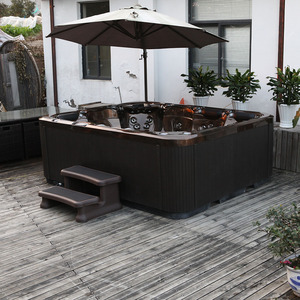 Spa <span class=keywords><strong>extérieur</strong></span> 6 <span class=keywords><strong>places</strong></span> Gurgle avec <span class=keywords><strong>jacuzzi</strong></span>, ozone et éclairage d'ambiance LED, système Balboa, fabricant professionnel - Product Image 2