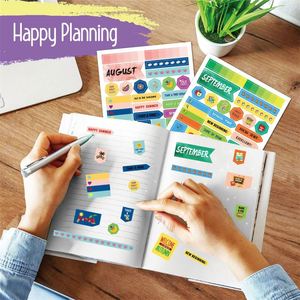 Personalizado al por mayor ahorro de dinero carpeta del presupuesto accesorios Sistema de sobres de efectivo insertar pegatinas divisores notas adhesivas - Product Image 3