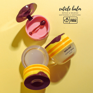 SAGALAGA 100% aceite <span class=keywords><strong>de</strong></span> bálsamo para cutículas orgánico Natural hidrata como regalo <span class=keywords><strong>de</strong></span> Navidad lindo Mini bote bálsamo para cutículas previene las uñas secas - Product Image 1