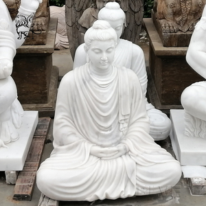 Sculpture de <span class=keywords><strong>Bouddha</strong></span> grandeur nature sculptée à la main, Dieu indien, statue de Shiva en marbre pour jardin - Product Image 6