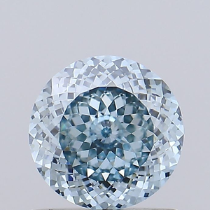 Diamante Cultivado en Laboratorio EVERGLOW de 1.04ct, Corte Portugués Azul Intenso, Certificado IGI, VS1, Diamante Suelto Redondo para Joyería - Product Image 2