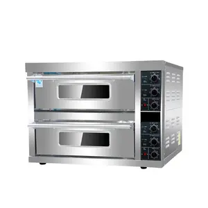 Hete Verkopende Vrijstaande 4 Dek Cooker Ijzeren Oven Met Temperatuurregelaar Voor Broodcake