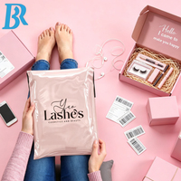 Kundenspezifische Kosmetikverpackungen aus steifer Pappe, Make-up-Pinselboxen, Poly-Mailer, rosa Luxus-Einkaufstaschen, Parfüm-Geschenksets, Nagelpflegeprodukte