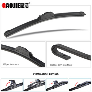 ใบปัดน้ำฝนแบบไร้โครง Gaojie สำหรับรถยนต์ Wuling Hongguang MINI มุมกวาด 180 องศา - Product Image 2