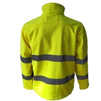 Venta caliente chaqueta Softshell de manga larga con tela de forro polar micro transpirable en EE. UU. Y Europa tela reflectante incluida