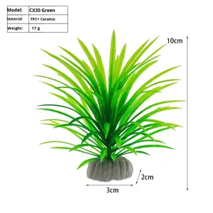 Fábrica direta venda moderna simulado água plantas para aquário paisagismo Eco-Friendly plástico aquário suprimentos atacado - Product Image 4