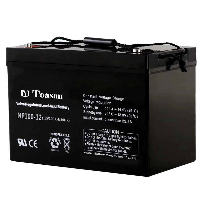 12V 100AH Gute Qualität NP100-12 Batterie versiegelt 12V UPS Speicher Blei Säure Batterie