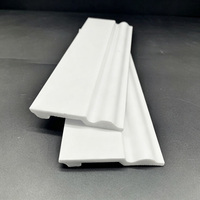 Plinthe en polystyrène PS pour sol, moulure décorative murale, profilé imperméable et résistant à l'humidité pour la décoration intérieure