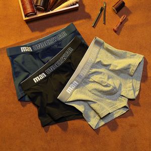 Calzoncillos bóxer de algodón puro para hombre, de talle medio, cómodos, transpirables, antibacterianos, de talla grande, tejidos. - Product Image 2