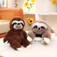 Vente chaude Mignon Fourrure Paresseux En Peluche Jouets En Peluche en Plusieurs Couleurs PP Coton Rempli Techniques Brodées Cadeaux Pour Enfants