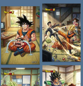 PGU Culture <span class=keywords><strong>Dragon</strong></span> <span class=keywords><strong>Ball</strong></span> Anime Rampage Art Boards Collection Cards DBZ Characters Playing Card Colored Paper for Kids Gift Toys - Product Image 2