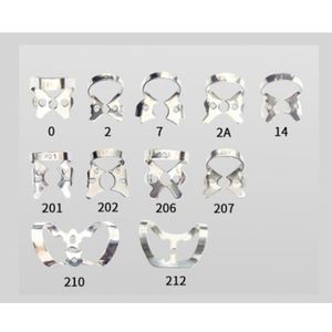 Kit d'instruments de barrage dentaire poinçon de barrage en caoutchouc acier inoxydable non revêtu - Product Image 3