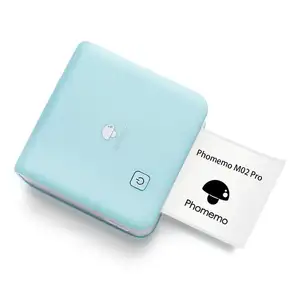 Phommemo M02 Pro stampante tascabile con adesivo termico portatile Mini stampante Wireless Bluetooth per regalo
