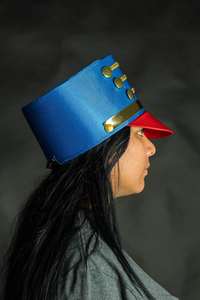 Hombre Mujer Conductor Circo Juguete <span class=keywords><strong>Soldado</strong></span> Navidad Cascanueces Banda Major Ringmaster Majorette Red Top Hat Victorian - Product Image 5