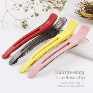 Clip à cheveux en plastique tendance, clip de coiffure non dommageable, pour la coupe, la séparation, le lavage du visage, le maquillage, le coiffage quotidien, pour les barbiers - Product Image 3