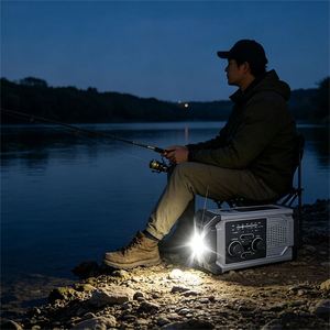 Radio d'urgence portable à manivelle solaire 2026 pour l'extérieur – Vente en gros - Product Image 5