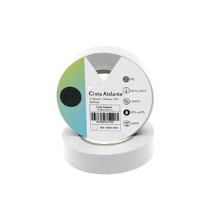 เทปพันสายไฟ PVC สีขาว 19 มม. x 10 ม. ยืดหยุ่นและทนทาน เหมาะสำหรับช่างไฟฟ้า ปกป้องการเชื่อมต่อไฟฟ้าและสายไฟ - Product Image 1