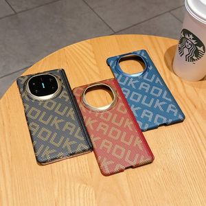 Sáng tạo sang trọng siêu mỏng PC trường hợp Bảng chữ cái thiết kế cao cấp kết cấu sợi carbon không dây sạc cho Huawei Mate X6/X5 OPP Túi - Product Image 6