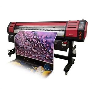 Impresora de Inyección de Tinta Ecológica Comercial con Cabezal DX7 para Uso en Exteriores, Impresión en Cuero, Vinilo Flexible, Papel Tapiz y Vinilo para Automóviles - Product Image 1