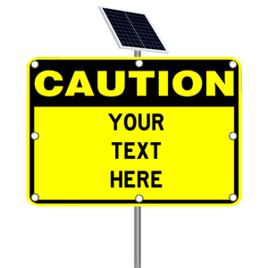 Signalisation routière extérieure personnalisable, résistante aux intempéries, conforme à la norme MUTCD, avec <span class=keywords><strong>panneau</strong></span> <span class=keywords><strong>solaire</strong></span> indépendant - Product Image 5