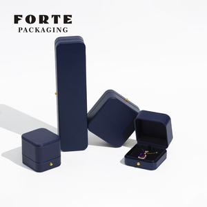 FORTE Packaging PU Luxury <b>Gift</b> Box Jewelry Packaging Bracelet Necklace <b>Earring</b> Ring <b>Boxes</b> Leather Jewelry Box - Product Image 2