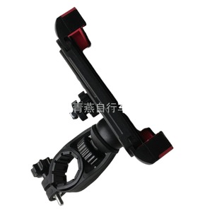 Support de téléphone pour vélo, support de guidon réglable, accessoire de cyclisme en plastique pour VTT - Product Image 1
