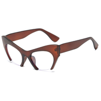Hkimdl — lunettes cateye Anti-lumière bleue pour femmes, personnalisées, nouvelle mode léopard noir, demi-monture d'ordinateur, 2022