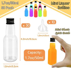 Bouteilles de bière, de vin, de champagne, de boissons énergisantes, de whisky de 200 ml en PET transparent, logo créatif moderne personnalisé, de haute qualité, avec pulvérisateur à pompe - Product Image 2
