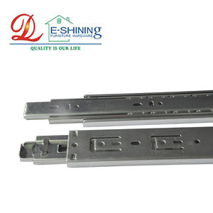 Glissière de tiroir à roulement à billes à extension complète de 45 mm, 3 sections, quincaillerie pour armoire de cuisine, pour usage intérieur et extérieur - Product Image 5