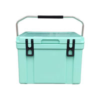 Glacière portable 25L pour camping et 4x4 avec poignée en acier inoxydable