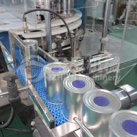 Ligne de production automatique de remplissage, de bouchage et de sertissage de boîtes |   Complément alimentaire en poudre de protéines/lait en poudre