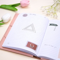 Porte-cartes, papeterie professionnelle, couverture d'enveloppe en cuir PU, carnet multifonctionnel A5 avec porte-stylo
