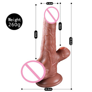 เครื่องจำลองอวัยวะเพศชายแบบนุ่ม ปืนยิงอวัยวะเพศชายไฟฟ้าแบบยืดหดได้ อุปกรณ์ช่วยตัวเองสำหรับผู้หญิง ของเล่นทางเพศสำหรับผู้ใหญ่ - Product Image 2