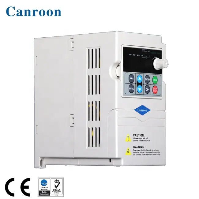 Ac fréquence onduleur Canroon CV900G série vecteur contrôle monophasé 220V 2hp 1.5kw VFD variateur de fréquence