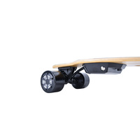 Planche à roulettes électrique personnalisée de haute qualité avec moteur intégré, longboard électrique