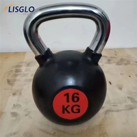 Feifanhongyu – Ensemble de Kettlebells en Fonte Caoutchoutée Noire (6kg, 8kg, 10kg) pour Usage Commercial – Équipement de Gymnastique pour Squats et Musculation