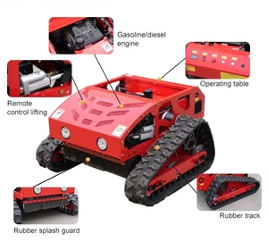 Tondeuse à gazon robotisée à chenilles télécommandée 16 CV pour usage domestique et jardinage, machine de coupe d'herbe automatique - Product Image 2