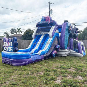 Château sautant gonflable de videur de maison de rebond de <span class=keywords><strong>location</strong></span> de partie avec le toboggan et la piscine - Product Image 2