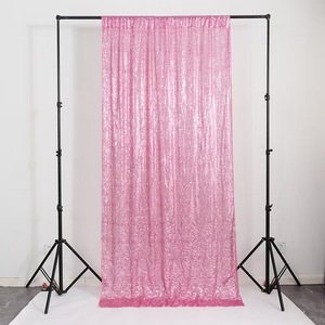 Tirai Latar Belakang Pernikahan Mewah Berkilau Emas untuk Dekorasi Pesta Natal Panggung Luar Ruangan 2FTx8FT Dinding Berkilau Payet - Product Image 3