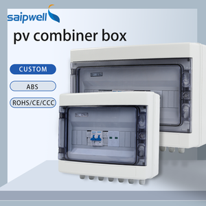 שמש PV Saipwell Combiner תיבת עם ברקים הגנה 15A 4 מיתרים 1000V עבור פנל סולארי 550V DC מעגל מפסק פנל סולארי - Product Image 2