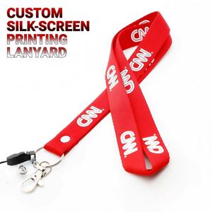Custom Logo Corporate Business Event Employee Gift Heavy Duty Thickened Woven Neck Strap Lanyards - Product Image 1